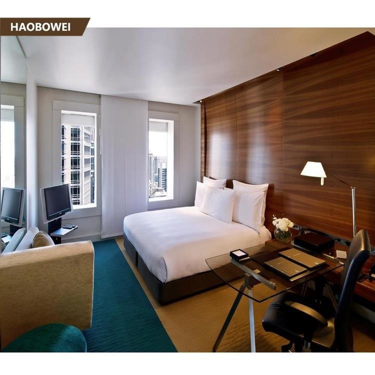 5 ดาว JW Marriott โรงแรม เฟอร์นิเจอร์ห้องนอน ชุด สําหรับอพาร์ทเมนท์ Twin Size สีสันสูง