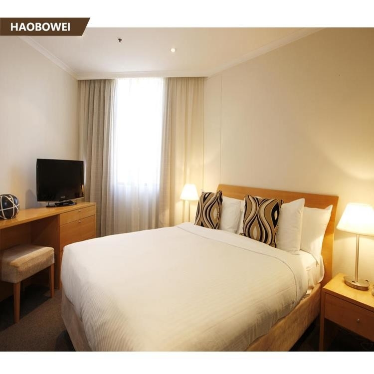 5 ดาว JW Marriott โรงแรม เฟอร์นิเจอร์ห้องนอน ชุด สําหรับอพาร์ทเมนท์ Twin Size สีสันสูง