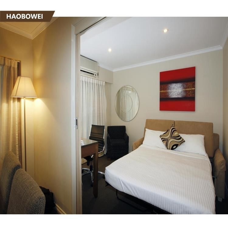 5 ดาว JW Marriott โรงแรม เฟอร์นิเจอร์ห้องนอน ชุด สําหรับอพาร์ทเมนท์ Twin Size สีสันสูง