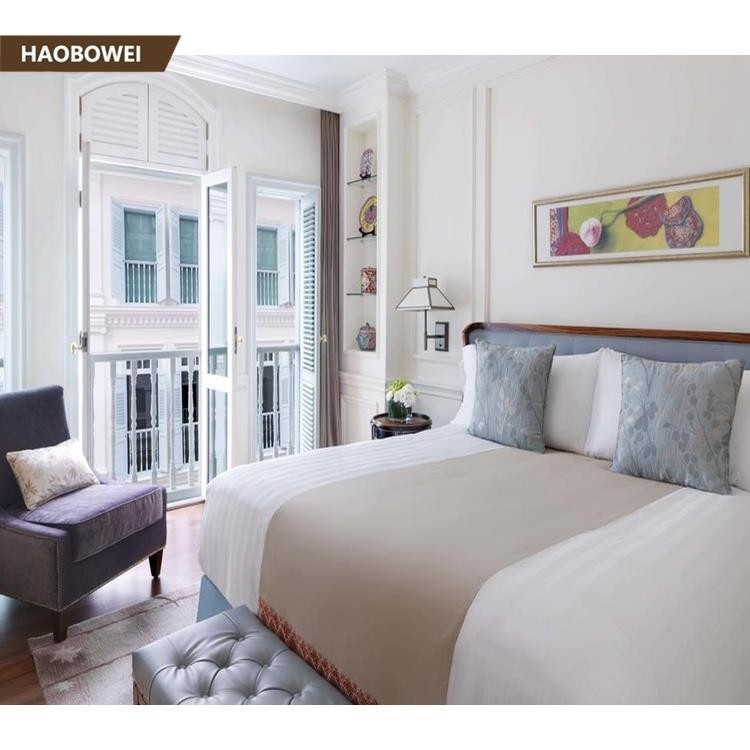 ห้องพักขนาดพาณิชย์ เฟอร์นิเจอร์ห้องนอน สําหรับโรงแรมริทซ์ คาร์ลตัน โฮเต็ลหรู ห้องแขก