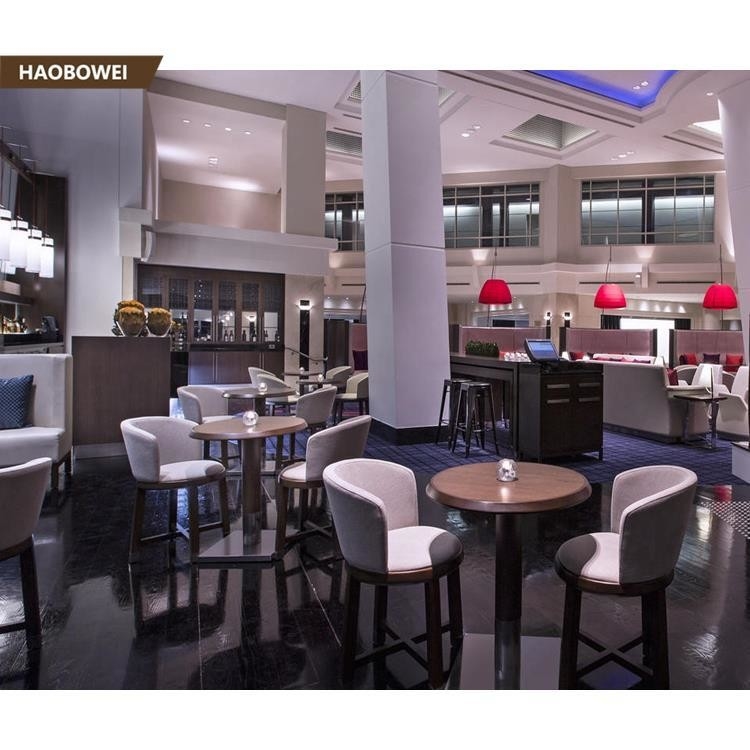 Luxury Wood Dining Chairs and Hotel Furniture Tables for 3 Star/4 Star/5 Star Standard