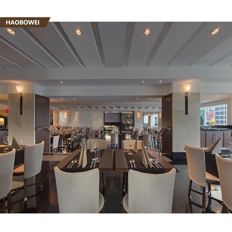 Luxury Wood Dining Chairs and Hotel Furniture Tables for 3 Star/4 Star/5 Star Standard