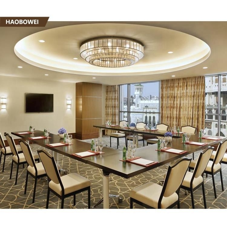 Edge Banding Hotel Table and Chair for Restaurants Lounge Cafe in Veneer or Laminate