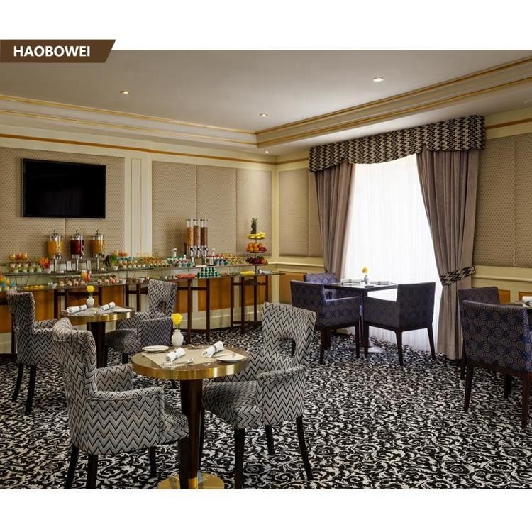 Customized Sizes Dining Chairs and Hotel Furniture Tables in Contemporary Design