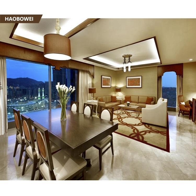 Customized Sizes Dining Chairs and Hotel Furniture Tables in Contemporary Design