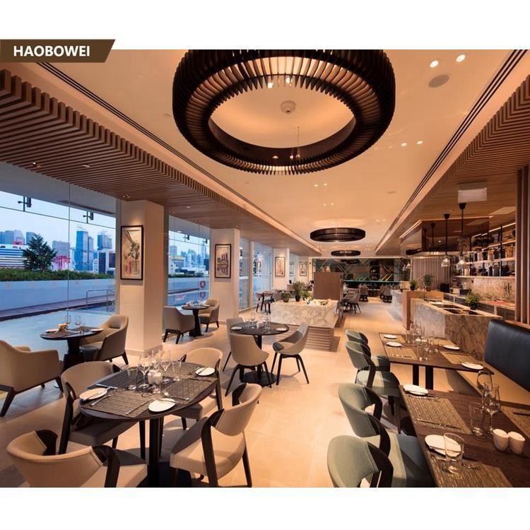 Customized Sizes Dining Chairs and Hotel Furniture Tables in Contemporary Design