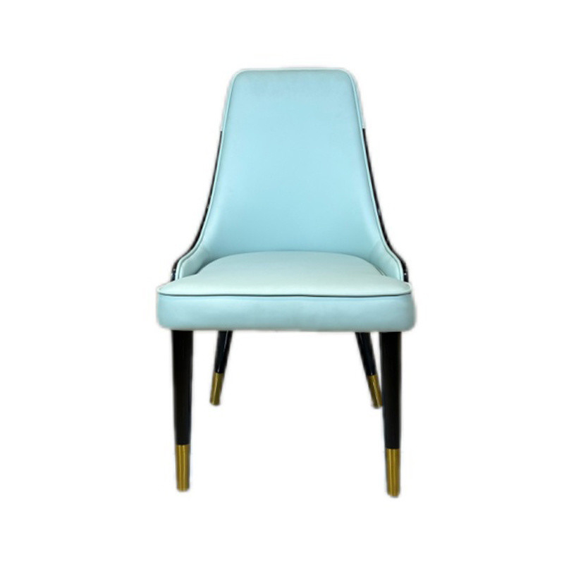 Customized Modern Leather Dining Chair for Home Dine Room Hotel Furniture and Armrest