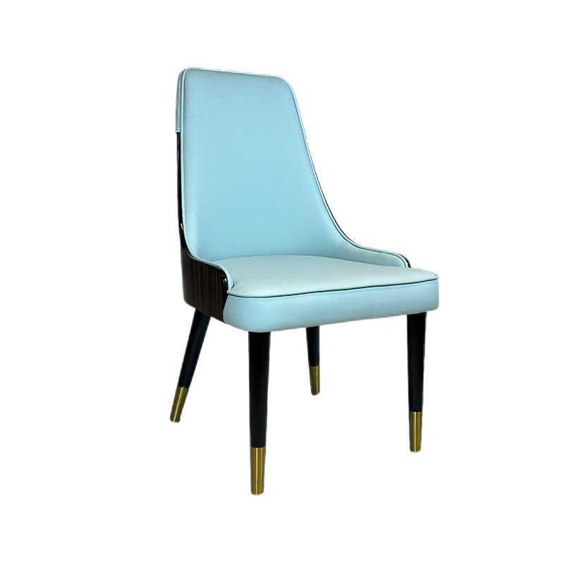 Customized Modern Leather Dining Chair for Home Dine Room Hotel Furniture and Armrest