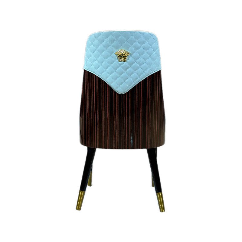 Customized Modern Leather Dining Chair for Home Dine Room Hotel Furniture and Armrest