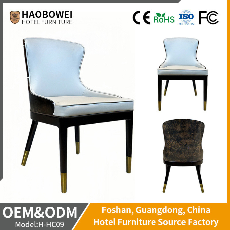 Initial Payment Ash Wood Dining Room Chair Without Armrest for OEM Hotel Furniture