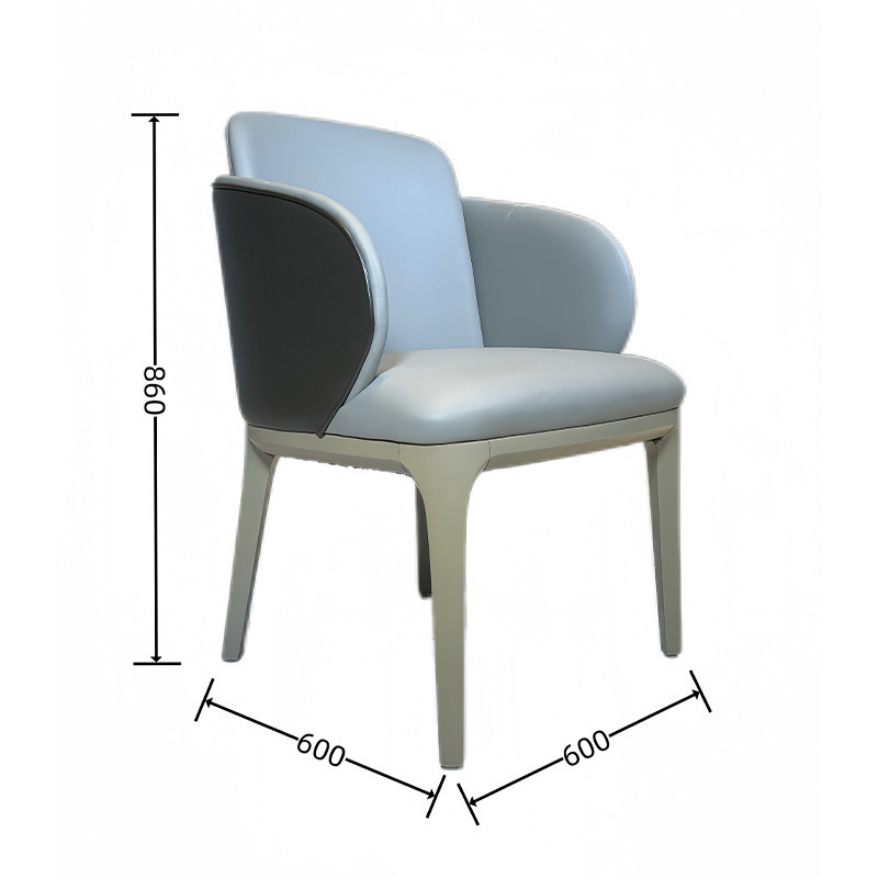 Customized Ash Wood Frame Solid Wood Chair for Hotel Restaurant Dining Room Furniture
