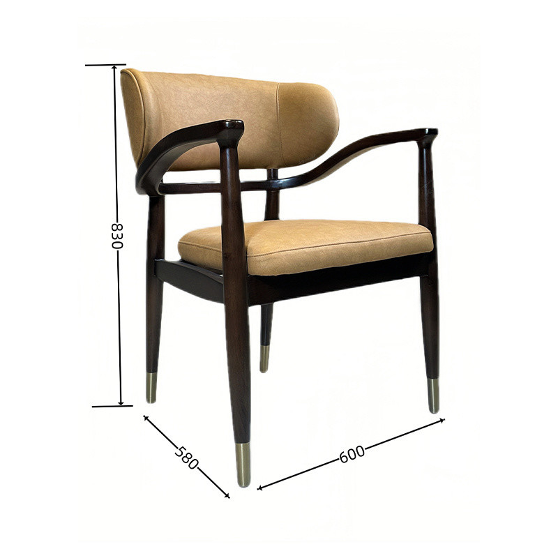 Hotel Restaurant Luxury Solid Wood Home Dining Room Chairs Tables Set at US 200/Piece