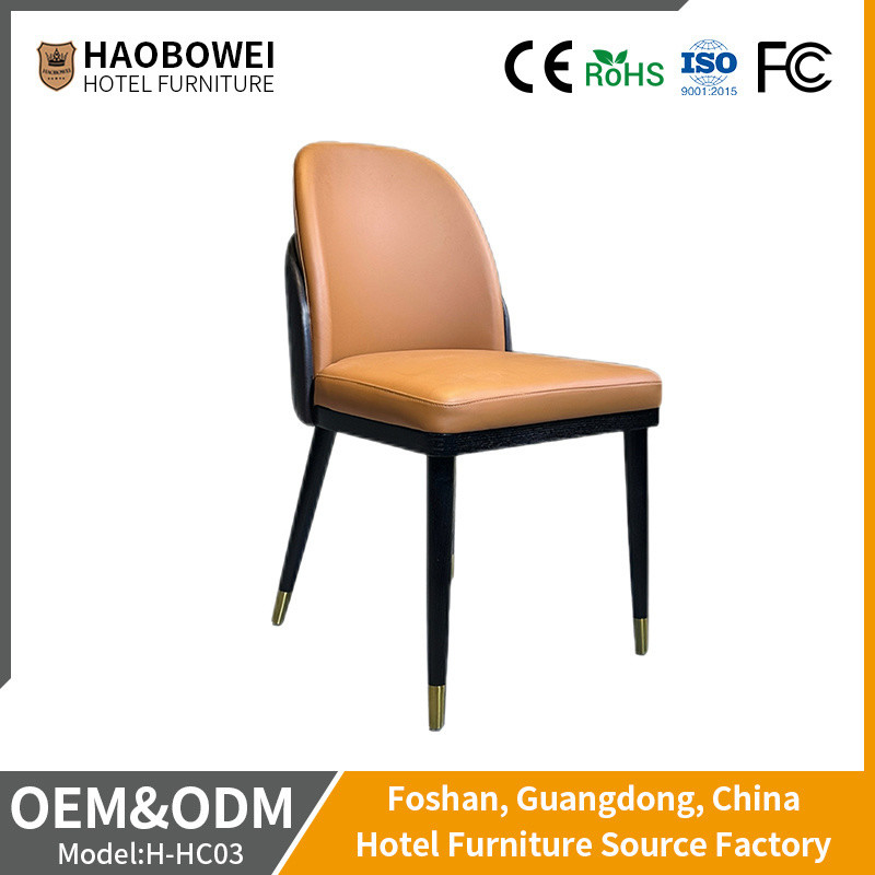 Modern Ash Wood Chair Without Armrest for Restaurant Hotel Furniture and Long-Lasting