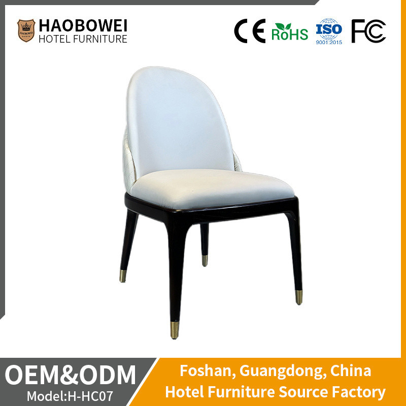 Medium Back Leather Dining Chair for Home Dine Room Hotel Furniture OEM Initial Payment