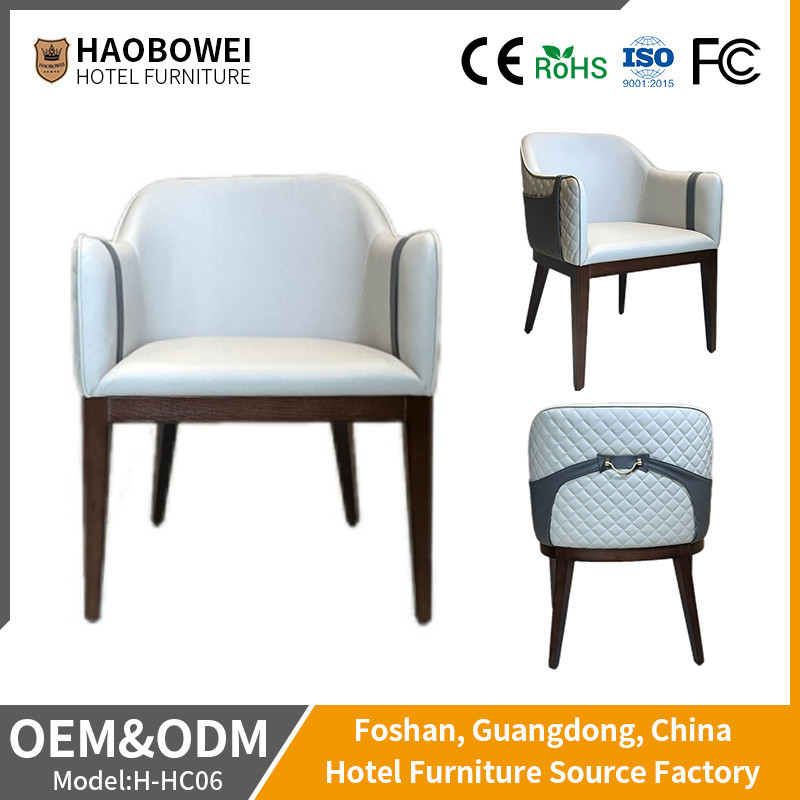 Unfixed 5 Year Guarantee for OEM Hotel Furniture Wood Armrest Chair in Dining Room