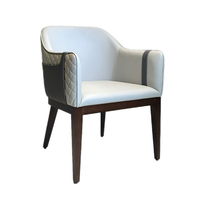 Unfixed 5 Year Guarantee for OEM Hotel Furniture Wood Armrest Chair in Dining Room