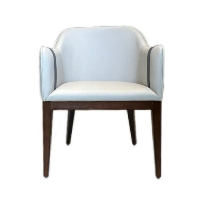 Unfixed 5 Year Guarantee for OEM Hotel Furniture Wood Armrest Chair in Dining Room
