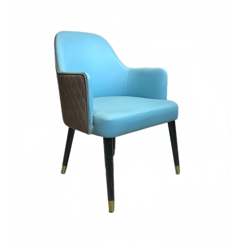 Solid Wood PU Leather Chair for Home Dining Room/Hotel Restaurant in Indoor Scenarios