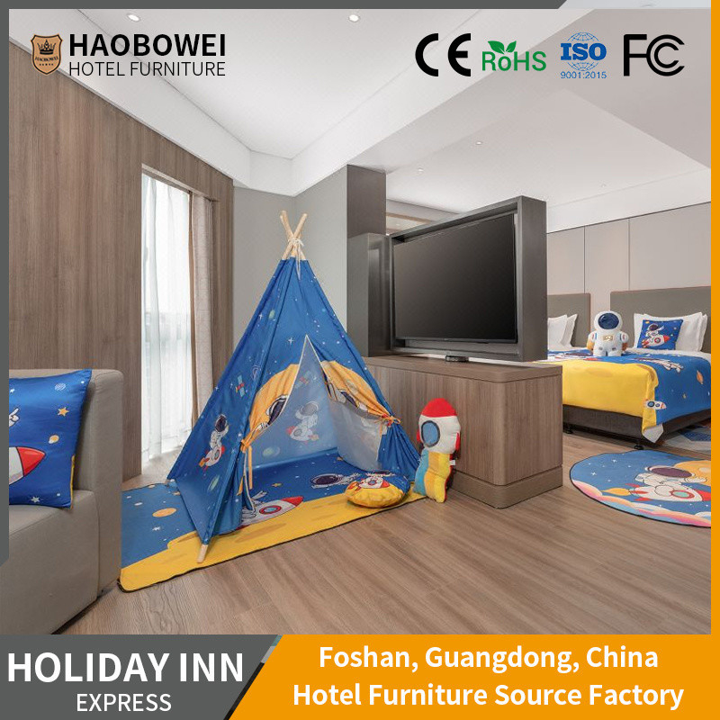 Σύγχρονη πολυτελή ξενοδοχείο έπιπλα Foshan King Size Custom υπνοδωμάτιο με καυτό σχεδιασμό