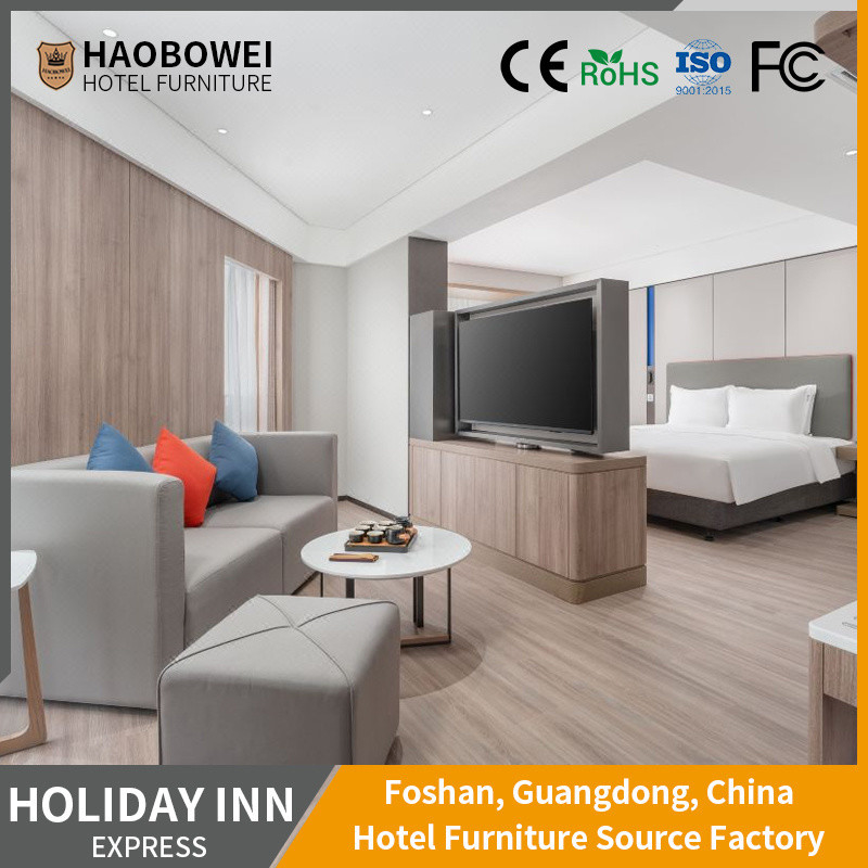 Modern Style Custom Hotel Kamar Tidur Furnitur Set King Ukuran 3 Bintang Sumber untuk Kamar