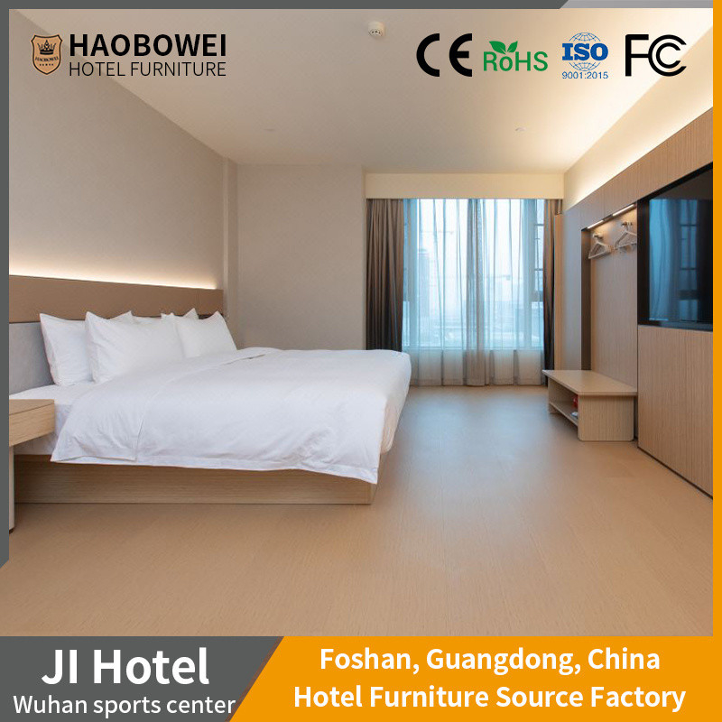 Furnitur Hotel Set Ekonomi Foshan Custom Modern Style Kamar tidur mewah Pengembalian uang