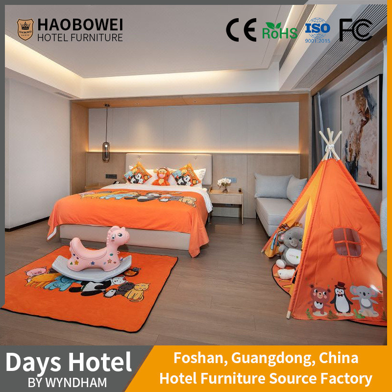 WYNDHAM-Days-MZ 4 स्टार रिसॉर्ट होटल स्टैंडर्ड किंग बेडरूम फर्नीचर सेट Foshan से