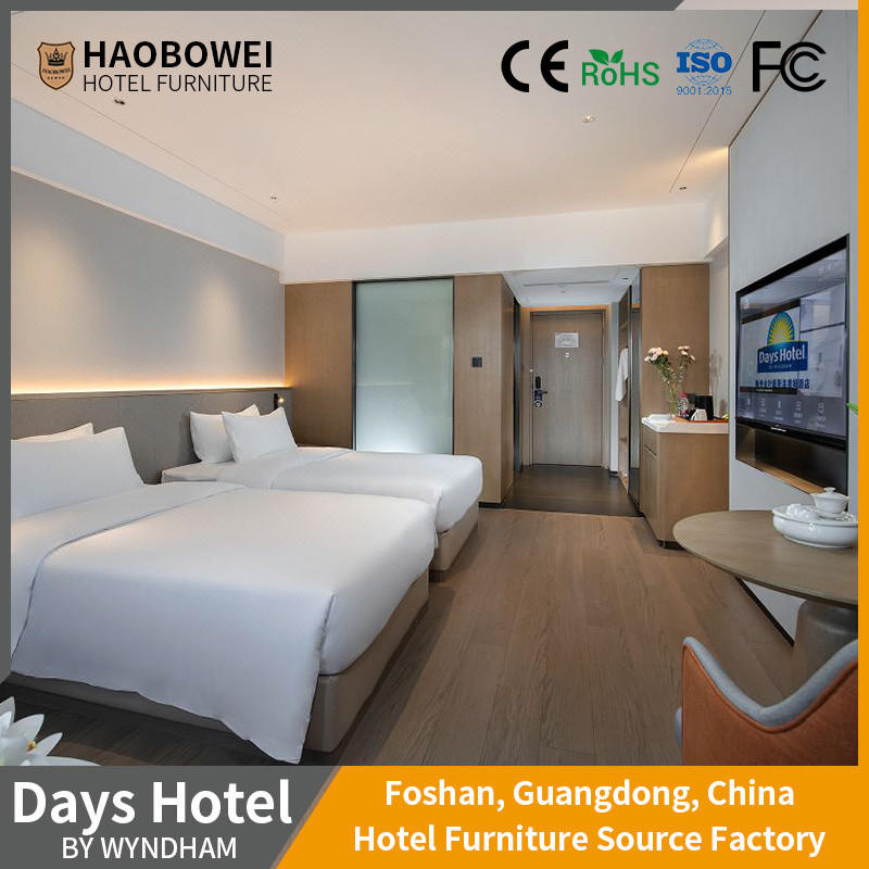 Foshan WYNDHAM-Days-MZ 4 स्टार होटल बेडरूम फर्नीचर सेट मरम्मत सेवाएं जीवन भर के लिए