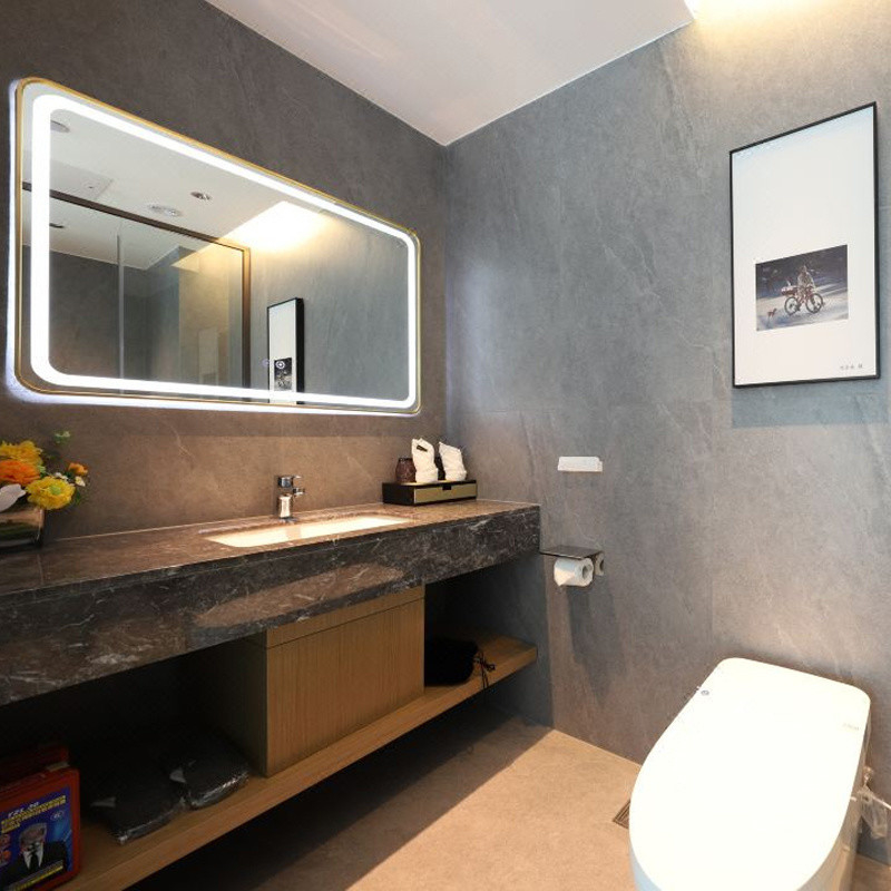 Modern Luxury King Size Set Kamar Tidur dengan Solvent-Free Anti-Fouling Kulit Seat Cushion