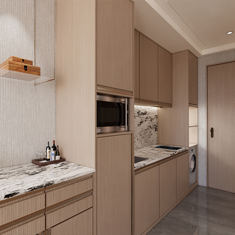 Furnitur 5 Bintang Resort Di Foshan Gaya Modern Kamar Tidur Set Untuk Akan Menang