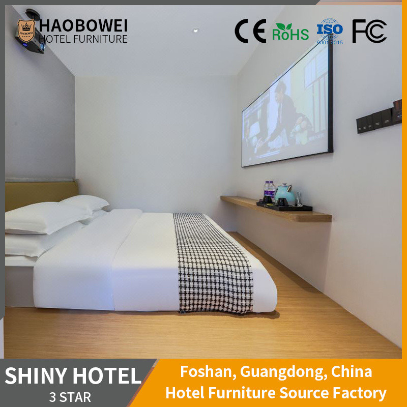 होटल फर्नीचर संयोजन Foshan आधुनिक शैली मानक राजा आकार बेडरूम के लिए इनडोर