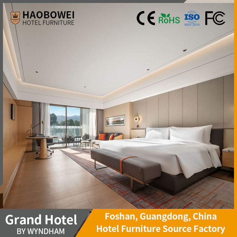 पांच सितारा रिसॉर्ट फर्नीचर Foshan आधुनिक लक्जरी शैली कस्टमाइज़ के साथ बेडरूम होटल