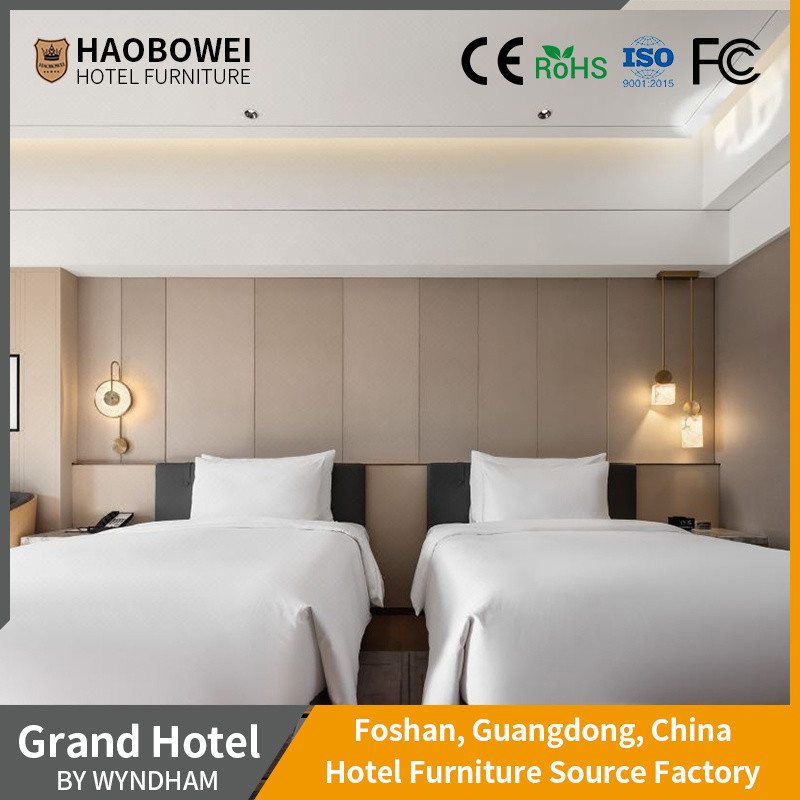 आधुनिक लक्जरी शैली मानक डबल बेडरूम सेट के लिए रिसॉर्ट होटल फर्नीचर Foshan में