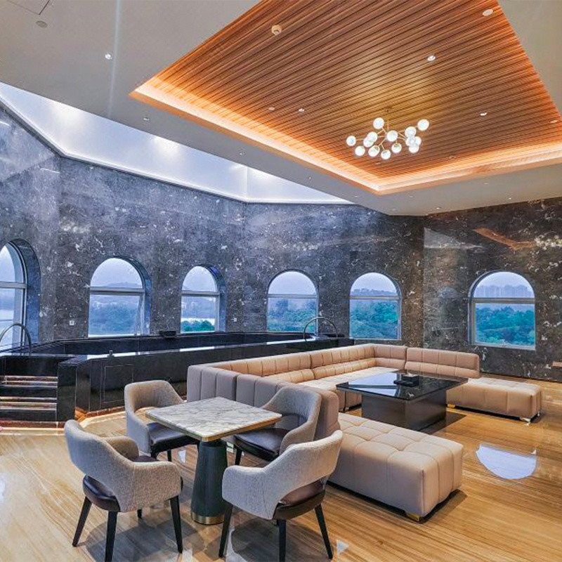 फोशन में WYNDHAM-GRAND-ZQ रिसॉर्ट होटल के लिए मानक राजा आकार बेडरूम सेट फर्नीचर