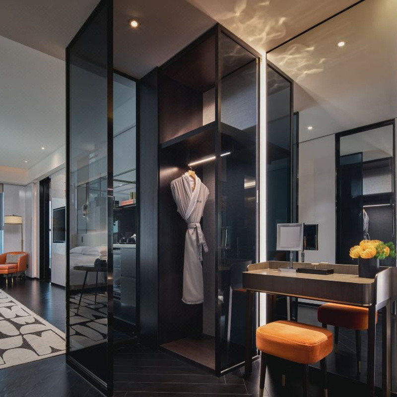 โรงแรม 5 ดาว โฟชาน ห้องนอนคู่ เซตเฟอร์นิเจอร์ พร้อมรับประกัน 3 ปีภายใน 2 ปี