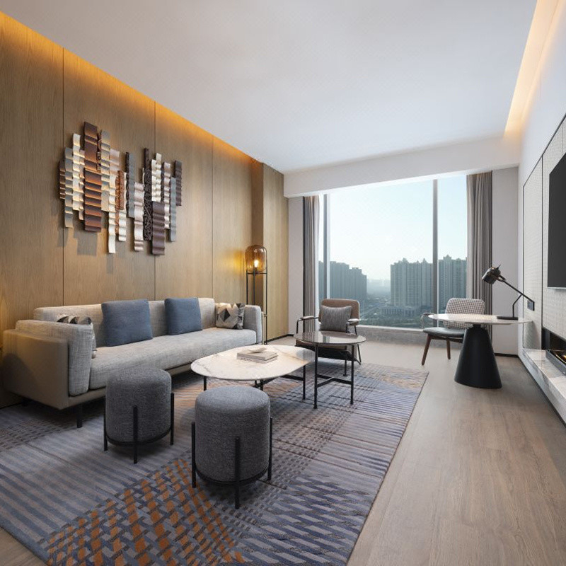 अनुकूलन किंग साइज बेडरूम सेट लक्जरी शेराटन होटल फर्नीचर के लिए Foshan से