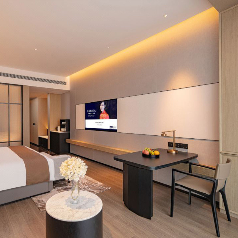 การปรับแต่ง สไตล์โมเดิร์นหรูหรา เซตห้องนอนขนาดกษัตริย์ Headboard ด้วยค่าจัดส่ง