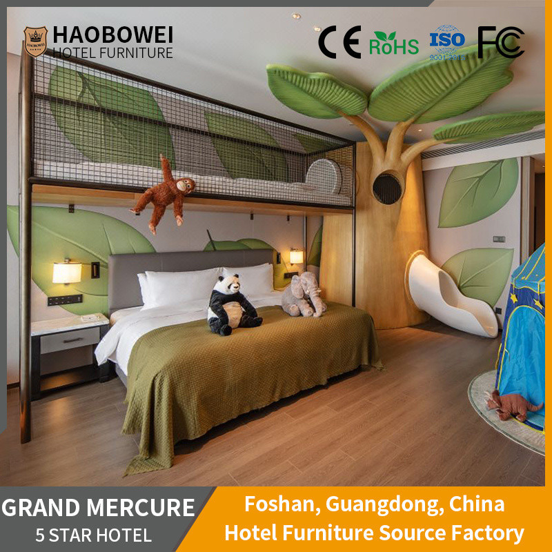 Đặt phòng ngủ King Size tùy chỉnh với bàn đầu da chống ốc không có dung môi