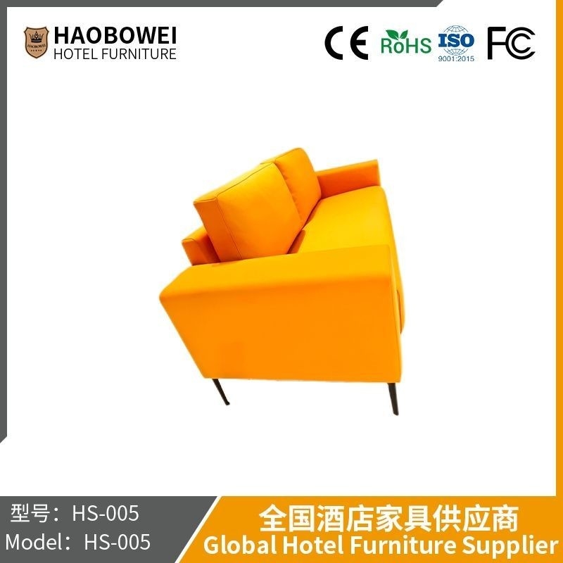                    Foshan Furniture High-End Hotel Apartment Modern Simple Sofa Reception Area Lobby Reception to Discuss Leisure Sofa             