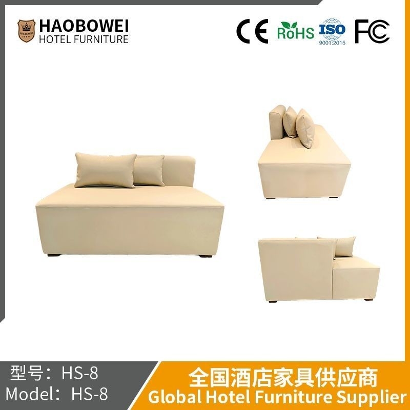                    Net Red Bean Curd Block Nordic Cream Wind Square Modern Simple Small Living Room Sofa             