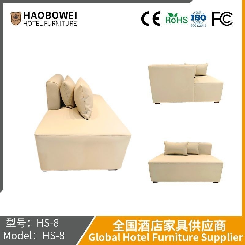                    Net Red Bean Curd Block Nordic Cream Wind Square Modern Simple Small Living Room Sofa             