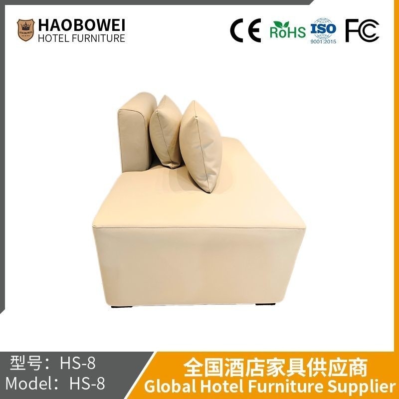                    Net Red Bean Curd Block Nordic Cream Wind Square Modern Simple Small Living Room Sofa             