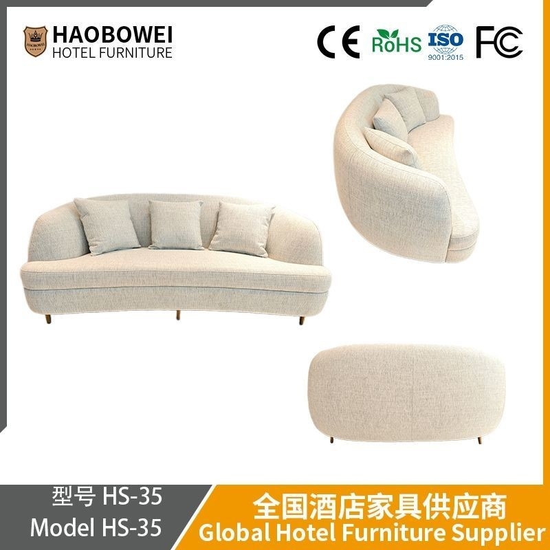                    Modern Simple Fabric Sofa for Living Room. with Super Large Sitting Depth and Movable Backrest. MID-Century Style Chenille Combined Sofa.             