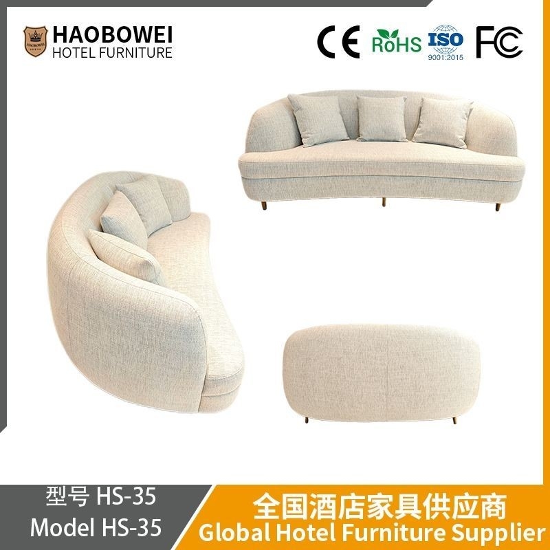                    Modern Simple Fabric Sofa for Living Room. with Super Large Sitting Depth and Movable Backrest. MID-Century Style Chenille Combined Sofa.             