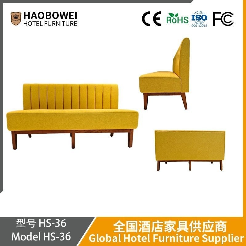                    Foshan Cheap Modern Light Luxury Sofa, Custom-Made. Multi-Person Booth Sofa for Western Restaurants.             