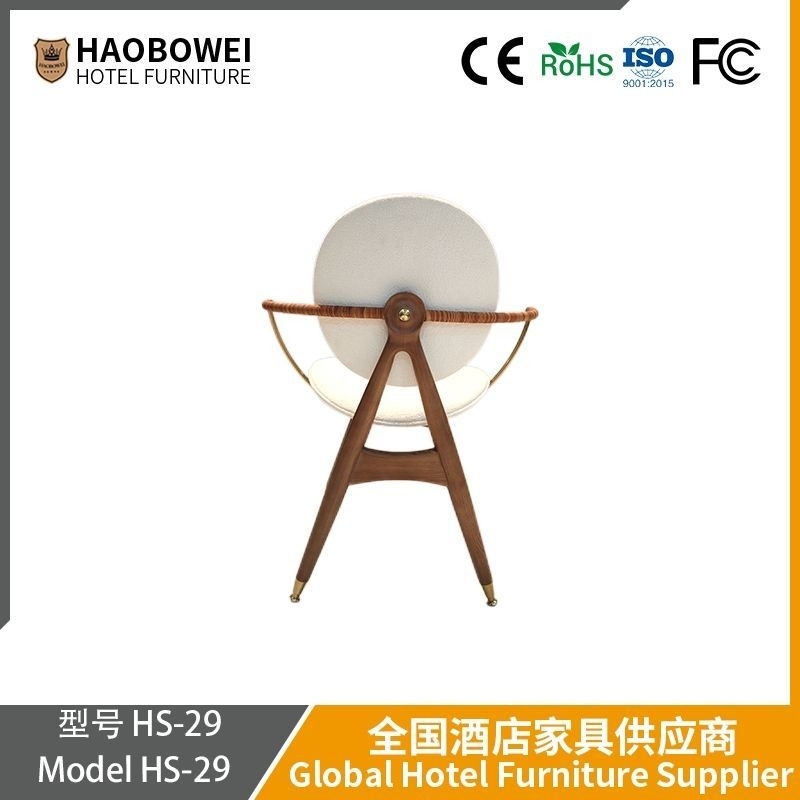 كرسي طعام Haobowei Nordic Solid Wood, Light Luxury Modern Minimalist Original Wood Designer Chair, Home Use Leisure Recliner Chair, Mules Wood كرسي طعام من الخشب القابل للاستخدام المنزلي