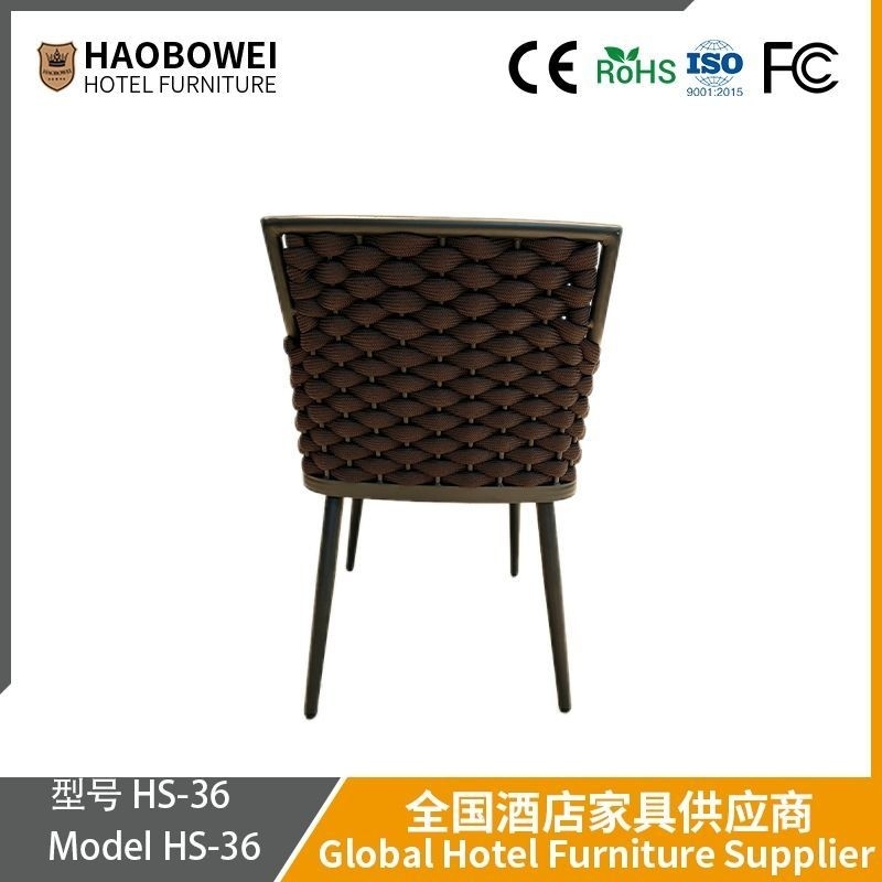 Outdoor Table and Chair Patio Garden Waterproof and UV Resistant Wicker Chair Set