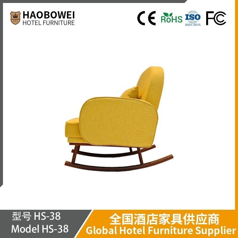 Lazy Sofa For Lying And Sleeping Rocking Chair For Living Room Leisure Recliner For Bay Window And Balcony Single Sofa Chair With Footstool