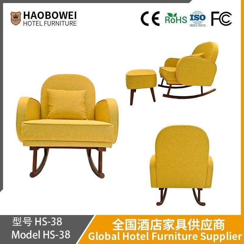 Internet-Famous Rocking Recliner Home Light Luxury Style For Adults In Living Room For Lying And Sleeping Single Person Reinforced